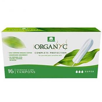 Organyc 100% algodón orgánico Tampón Super, 16 unidades