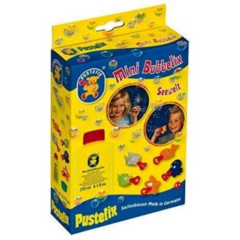 Pustefix - 5 Animales Mundo Marino y Botella, 250 ml