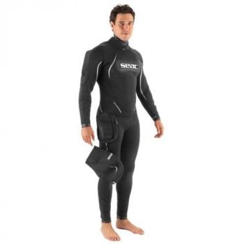 Traje Semiseco Space 7 Mm Negro Hombre Adulto Seacsub