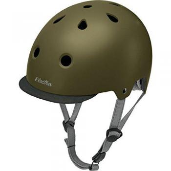 Electra Bike y skate Casco 'Matte Caqui' Solid Color Helmet, 55-58 cm