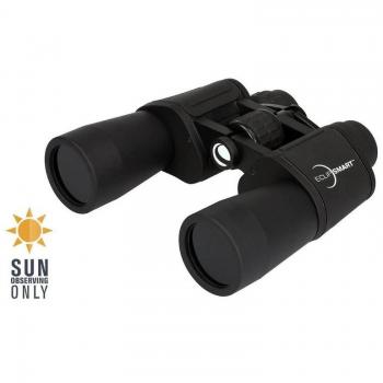 Celestron EclipSmart 10x42 Solar Binoculars, Rubber Armored Aluminum Body, Black, Model 71238