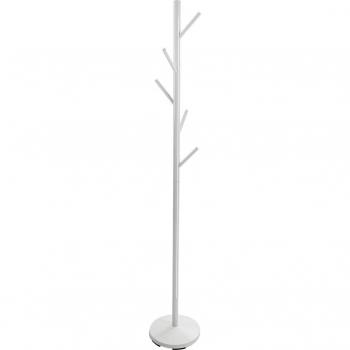 Perchero de pie Eveline Versa - Estilo Contemporáneo, Medidas 170,0 x 28,5 x 28,5 cm, Metal, Color Blanco