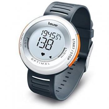 Beurer PM-58 - Pulsímetro con solo 2 botones, cronómetro, consumo calórico