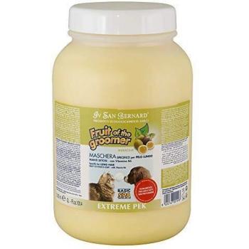 Máscara de Maracuyá - Mascarilla para Perros - 3 L - Para un Manto Sedoso y Perfumado - Artículo de Higiene para Perros - Indicado para Pelos Largos - IV San Bernard