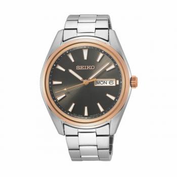 Reloj Seiko SUR344P1 para Mujer - Diseño Elegante - Resistente Al Agua - Movimiento de Cuarzo - Correa de Acero Inoxidable