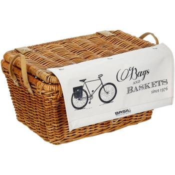 Transportkorb Basil Portland Classic 46x36x22cm, natur, Rattan, grobmaschig