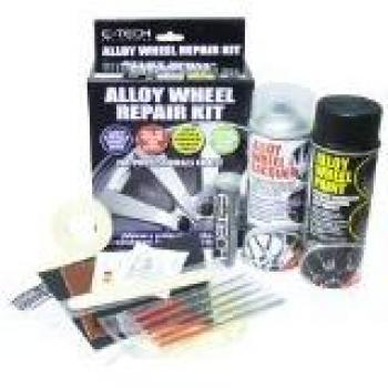 Motionperformance Essentials – Coche y Van profesional reacondicionamiento Kit de reparación de llantas de aleación – Technik gris Color