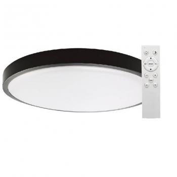 Plafón techo LED Andra redondo 24W 3000K a 6500K regulable Negro