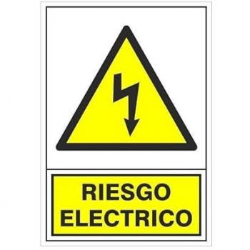 Señal 312 Plástico 345x245 Riesgo Eléctrico