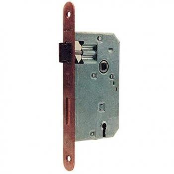 Conjunto de 6 cerraduras patentadas Q.8/70 en bronce para seguridad 40 B. Tondo