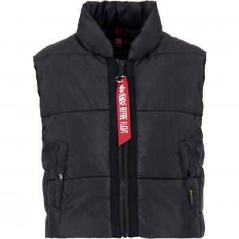 Alpha Industries Women's Cropped Puffer Jacket Black XL