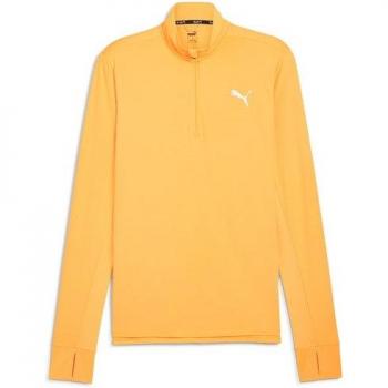 Camiseta de hombre Puma Run Favorite 1/4 ZIP M con media cremallera