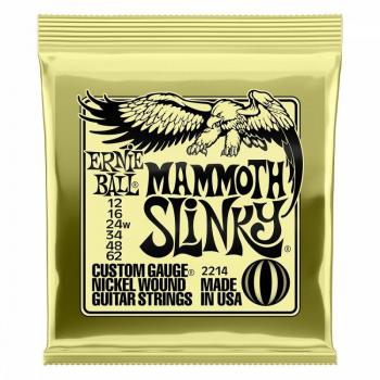 Ernie Ball Mammoth Slinky Heavy Gauge Electric Guitar Strings (12-62)