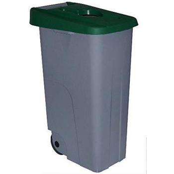 Famesa DEN008 Contenedor Reciclo 85 litros Abierto, Verde, 420x570x760 mm