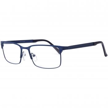 Rectangle Montura Completa Metal Borgoña Gafas Recetadas para Hombre - Gafas Anti-Azules - SmartBuy Collection