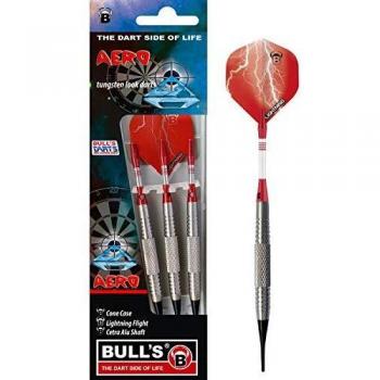 Bulls Dardos Aero Soft, Unisex, Negro, 16g
