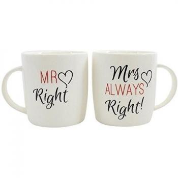 Desconocido MR & Mrs Set de Taza
