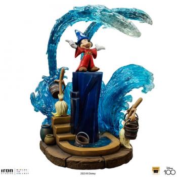 Estatua de colección Iron Studios 1/10 Art Scale Mickey Fantasia Regular 25 cm