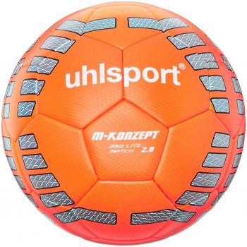 uhlsport Fußball M-Konzept Lite 350 Match  2.0 - Balón de fútbol sala, color rojo, talla 5