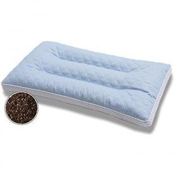 Organic Buckwheat Pillow with Free Cotton Pillowcase 26x15x3