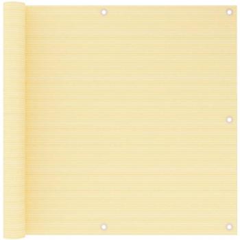 Toldo para balcón HDPE beige 90x500 cm