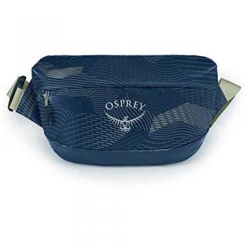 Riñonera Osprey Transporter Waist unisex para montaña, color azul marino, diseño Camo Lines Print, ideal para desplazamientos diarios