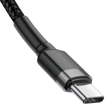 Baseus Cafule PD 2.0 QC 3.0 USB-C to USB-C Cable 60W 1m Black and Gray