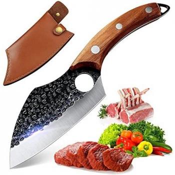 Cuchillo Cocinero, Cuchillo Japonés Profesional, Cuchillos de Cocina de Ultra Afilada, Cuchillo Chef de Acero Inoxidable con Mango Ergonómico Y Funda, Utilizado Para Procesar Verduras ​Y Carne