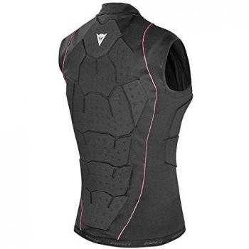 AGV Dainese Waistcoat Soft Flex Lady Ropa Protectora, Negro/Fucsia-Violeta, XL