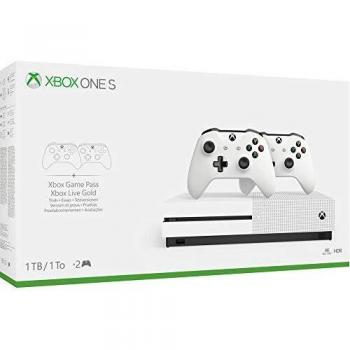 CONSOLE MICROSOFT CSL XBOX ONE S 1TO 2 MANETTES