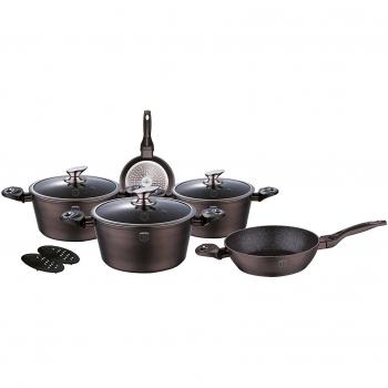 Set de Batería de Cocina 10 Piezas Carbono Edición Metálica