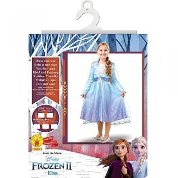 Rubies Disfraz Elsa Frozen Travel Classic, Princesa, Multicolor, Talla S