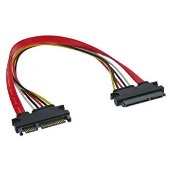 Cable SATA 6Gb/s de 0,5 m Multicolor con Conector Macho y Hembra