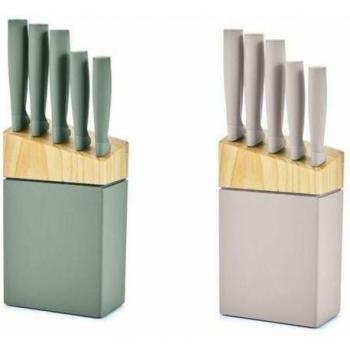 Set de Cuchillos DKD Home Decor Acero Inoxidable Polipropileno 2 Unidades
