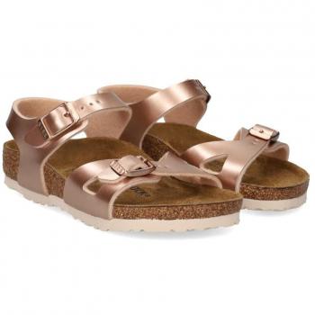 Birkenstock Sandalias Niña Modelo Rio Kids Bf Electric - Marrón, Dorado Talla 27