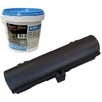 BASF Pack Secure 300 Gramos BASF+ PORTACEBOS Reutilizable Trampa Bloque Cebo Mata Ratas Ratones Veneno RATICIDA RODENTICIDA RATÓN TOPILLOS ROEDORES Trampa Veneno RATONERA con Caja Seguridad