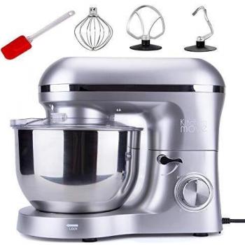 Robot Pastelero Multifunción 5.5L 1500W Gris Acero VIPER