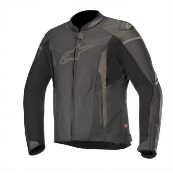 Alpinestars Faster - Chaqueta de piel para hombre, color negro