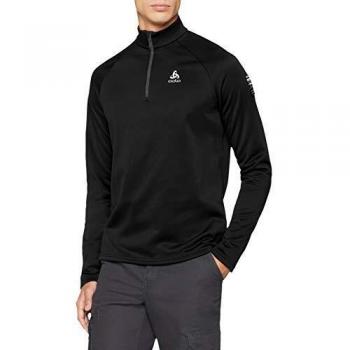 Odlo Pillon Jersey para Hombre, Hombre, 592862, Negro, FR : L