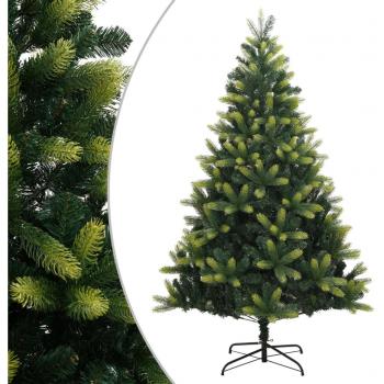 vidaXL Artificial Hinged Christmas Tree with Stand 180 cm