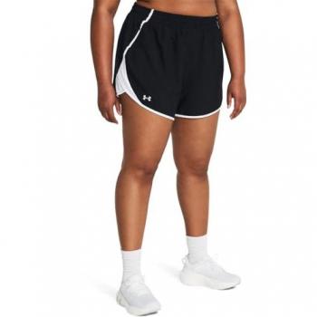 Pantalón corto Under Armour Fly-By 3 negro/blanco mujer - 2X
