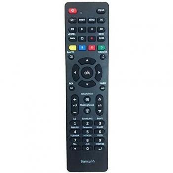 Control Remoto Universal de TV para Samsung, Vizio, LG, Sony, Panasonic, Smart TV, HAIER, Toshiba, Philips, TCL, Hitachi, Hisense - con 3D, Netflix, Botones APPS