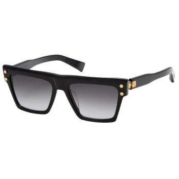 Balmain Stylish Sunglasses with B - V, Black unisex, Size: 54 MM