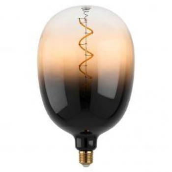 Bombilla LED E27 Dimable 4W 100lm 1700K Extra Cálida Ovalada Transparente