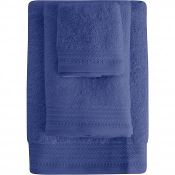 Eiffel Textile Juego de Toallas Calidad Rizo 400 gr, Algodón Egipcio 100%, Lavanda, 1x Baño 1x Lavabo 1x Tocador, 3 Unidades