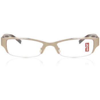 Levi's LS2509 021 Armazones para Mujer Dorados, Lentes Recetadas Para Mujer Dorados, Gafas Recetadas para Mujer Dorados