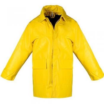 Chaqueta de invierno amarilla talla M ASATEX, algodón con poliuretano