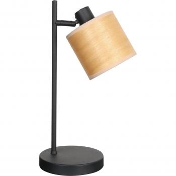 Lámpara de Mesa de Bambú Steinhauer - Natural y Negro - E14 - 19 cm