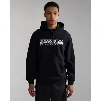 Napapijri Telemark Black Hoodie for Men - Size S