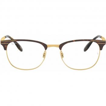 Ray-Ban 0rx 6346 2917 50 Monturas de gafas, Gold/Havana, Unisex-Adulto